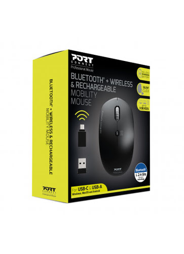 Port Bluetooth sans fil/rechargeable - Souris PC Port - 4