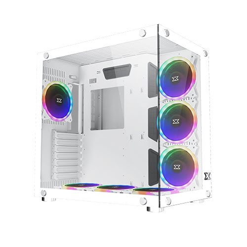 Xigmatek Aquarius Plus RGB Arctic Transparent - Boîtier PC - 0