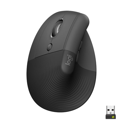 Logitech Lift Left Ergo Silencieuse - Souris PC Logitech - 0