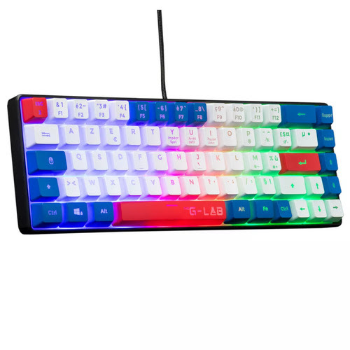 Clavier PC The G-LAB Keyz Hydro BWR - RGB/ Filaire