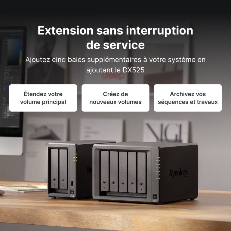 Synology DS725+ - 2 baies - Serveur NAS Synology - Cybertek.fr - 5