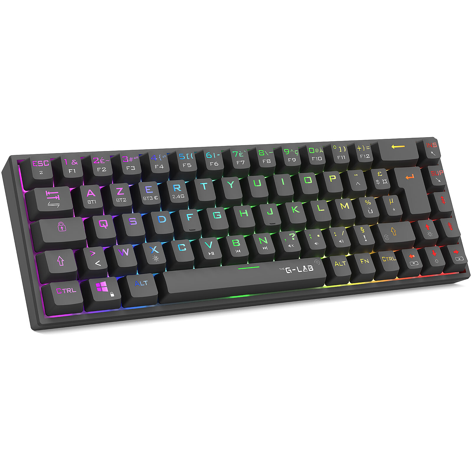 The G-LAB Keyz Platinium + M75 AIR Wireless# - Pack Clavier/Souris - 1