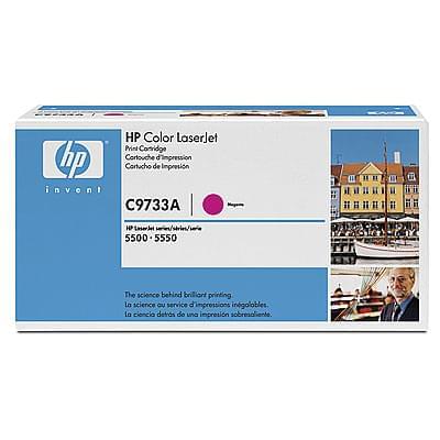 Toner C9733A Magenta 12000p pour imprimante Laser HP - 0