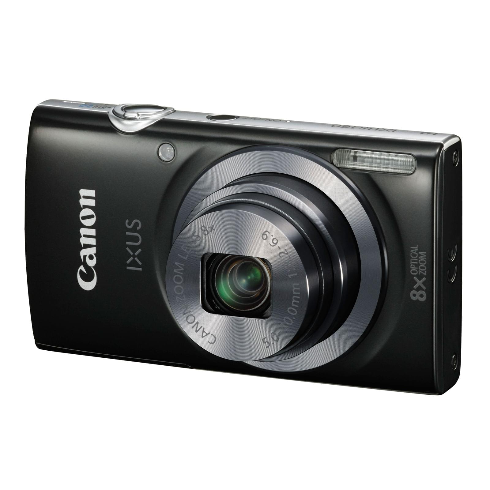 Canon Digital IXUS 160 Noir - 20MP/8X/LCD 2.7" - Table de mixage - 0