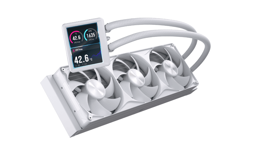 Corsair NAUTILUS II 360 RS LCD - 360mm - Blanc - Watercooling - 1