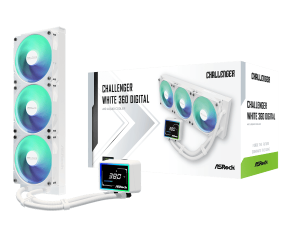 ASRock Challenger 360 DIGITAL - 360mm - Blanc - Watercooling - 1