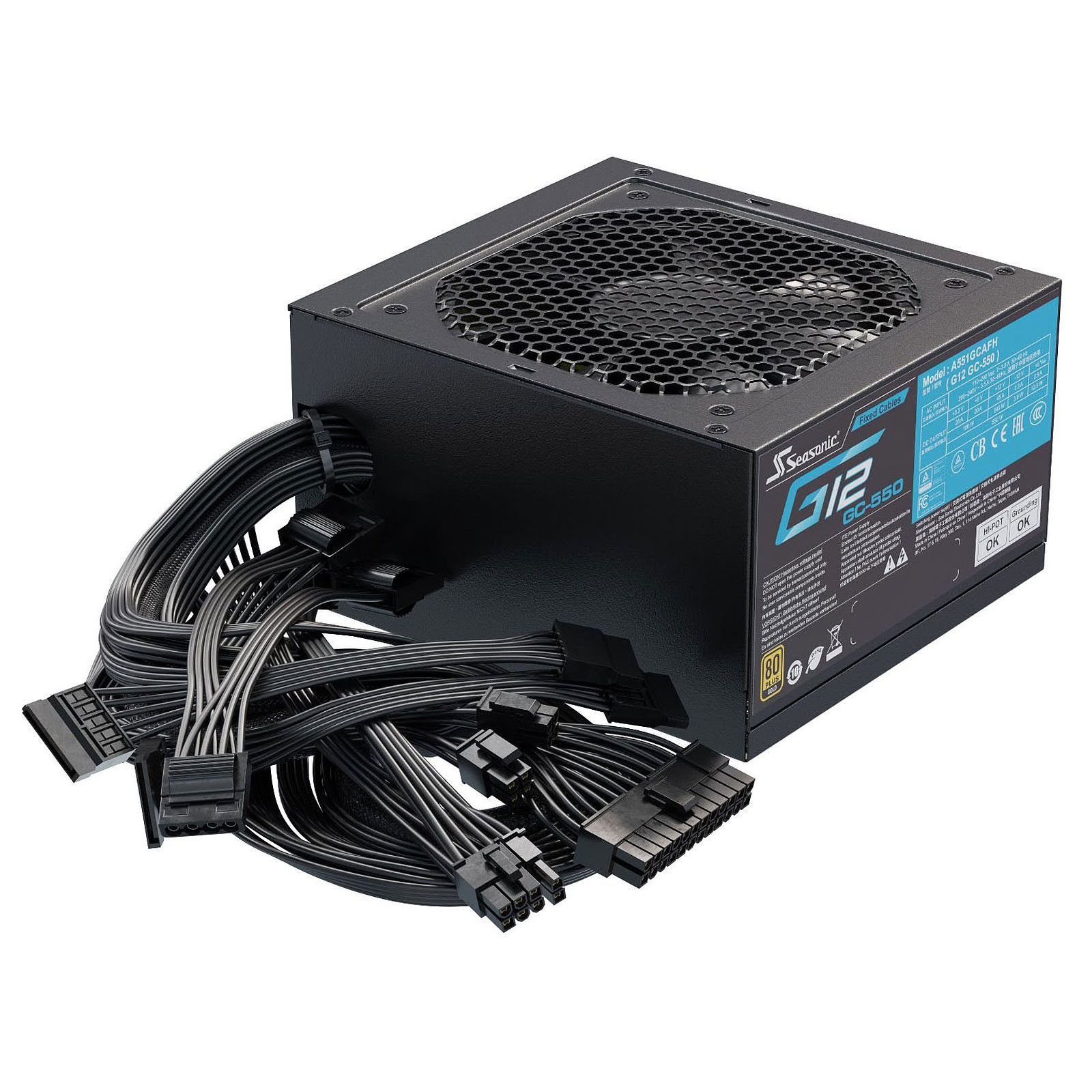 Seasonic G12 GC-550 (550W 80+ Gold) - Alimentation Seasonic - 4