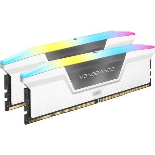 image produit Corsair Vengeance RGB 32Go (2x16Go) DDR5 5600MHz Cybertek