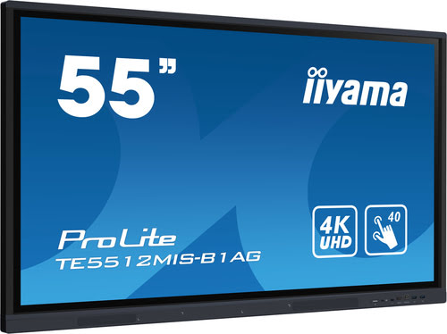 Iiyama TE5512MIS-B1AG (TE5512MIS-B1AG) - Achat / Vente Affichage collaboratif sur Cybertek.fr - 1