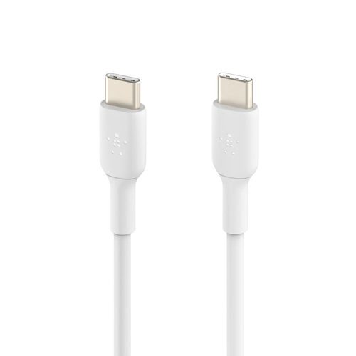 USB-C to USB-C Cable 2M White - Connectique PC - Cybertek.fr - 3