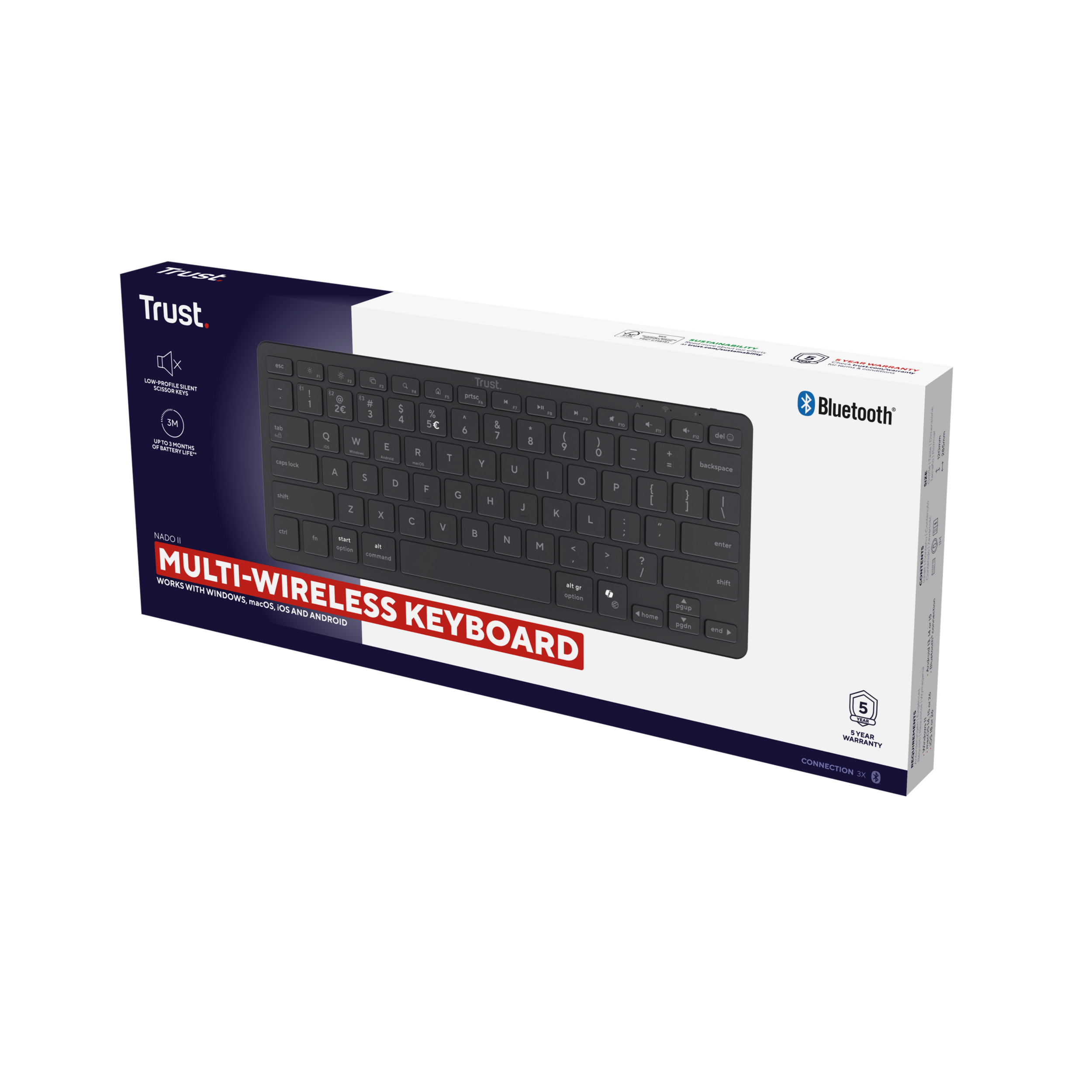 Trust Nado II - Clavier PC Trust - Cybertek.fr - 2