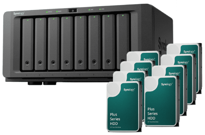 Synology DS1825+ - 8 baies avec 8 disques de 6To HAT3300-6T - Serveur NAS - 0