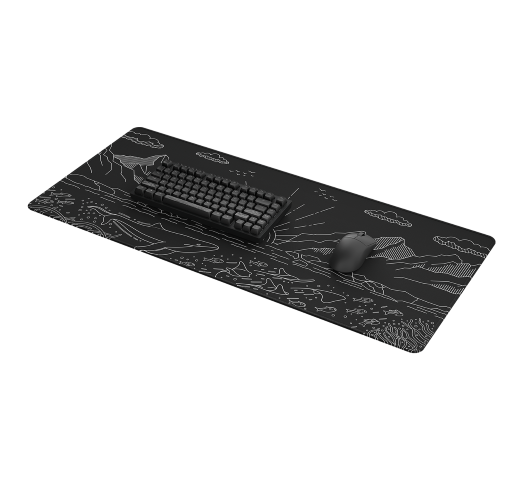 Dark Project Terra Nostra XL - Noir - Tapis de souris - 2