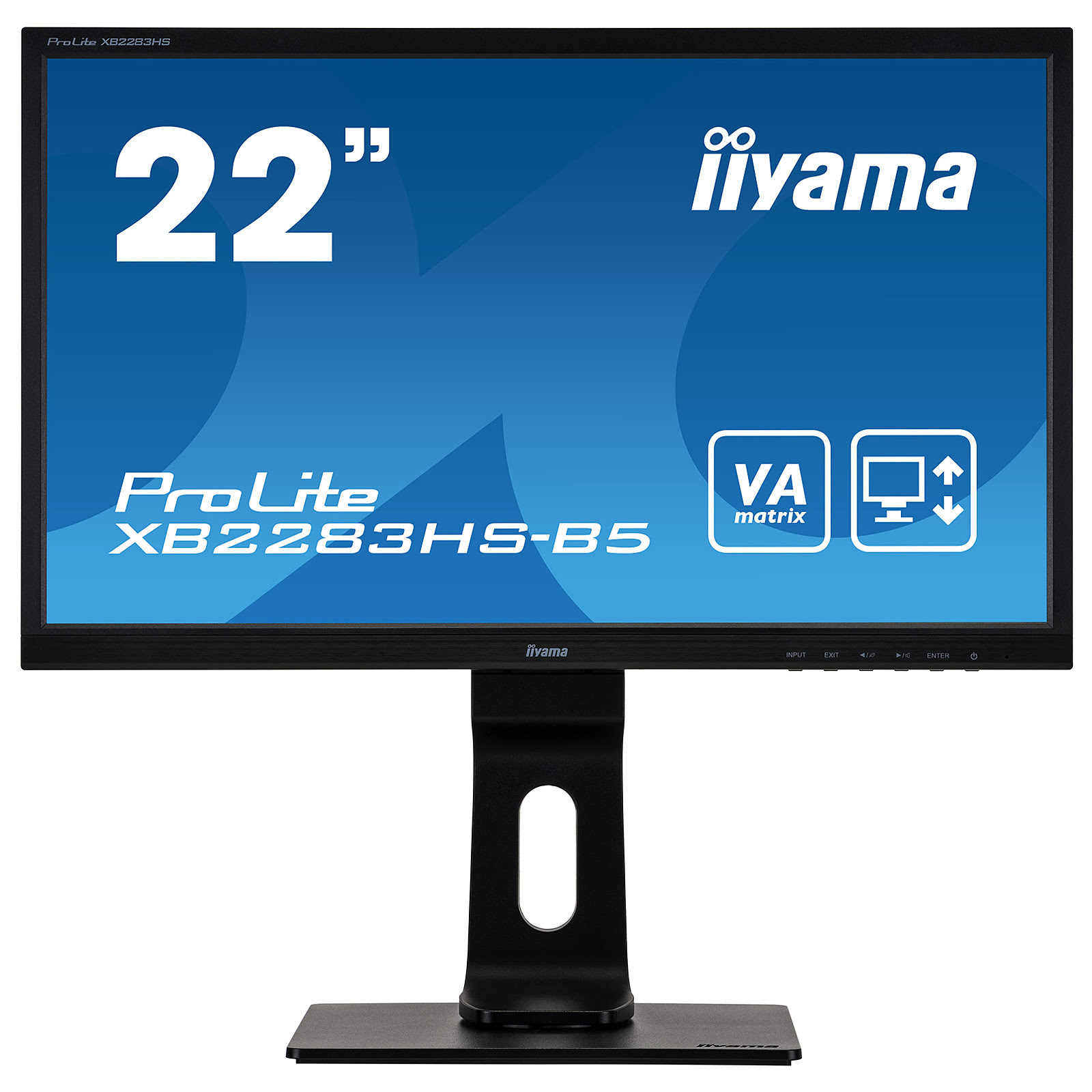 Iiyama 22 pouces  XB2283HS-B5 - Ecran PC Iiyama - Cybertek.fr - 0