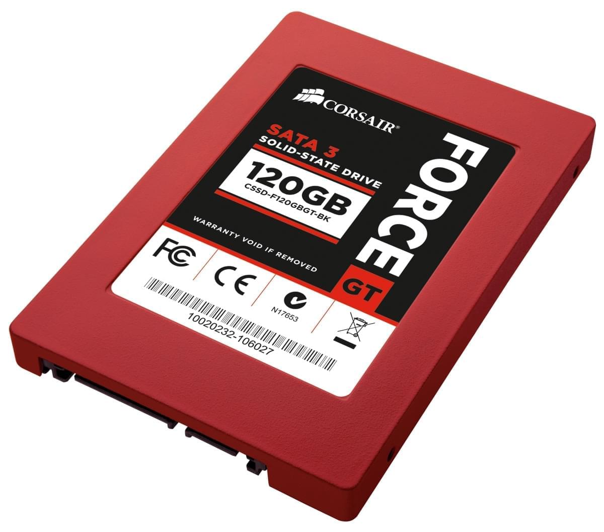 Corsair 120Go SSD Force GT CSSD-F120GBGT-BK SATA III  SATA III - Disque SSD - 0