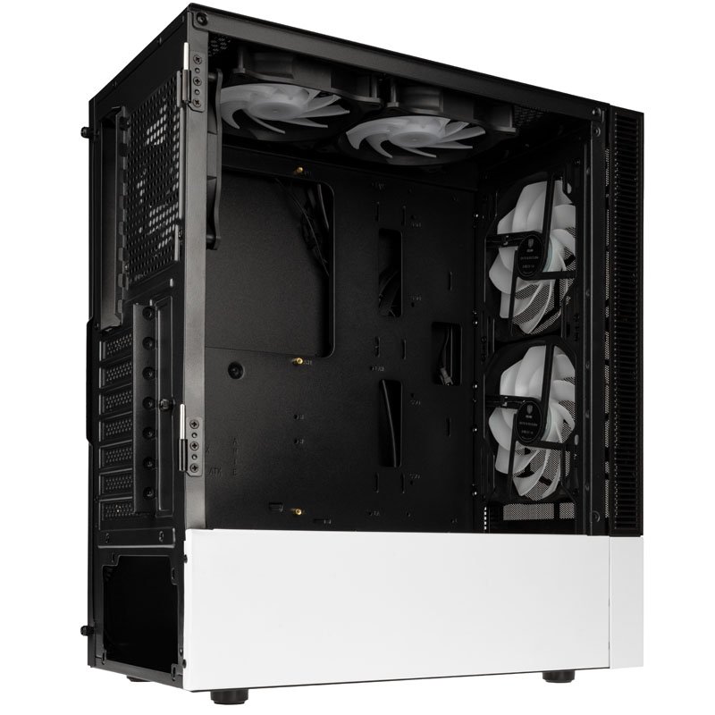 Kolink Observatory MX Mesh ARGB Noir/Blanc-MT/SsAlim/ATX Noir - Boîtier PC - 6