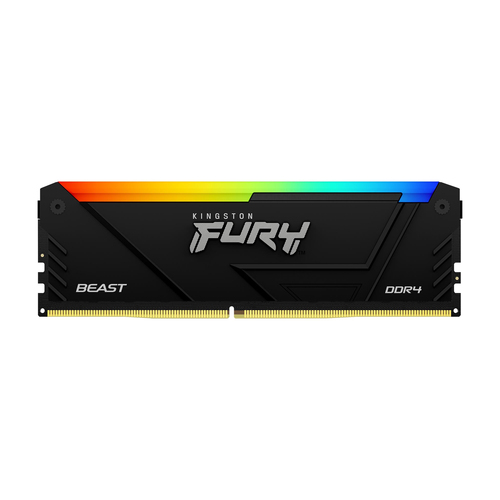 Kingston FURY Beast RGB 16GB 3600MT/s DDR4 CL17 DIMM - Mémoire PC Kingston sur Cybertek.fr - 1