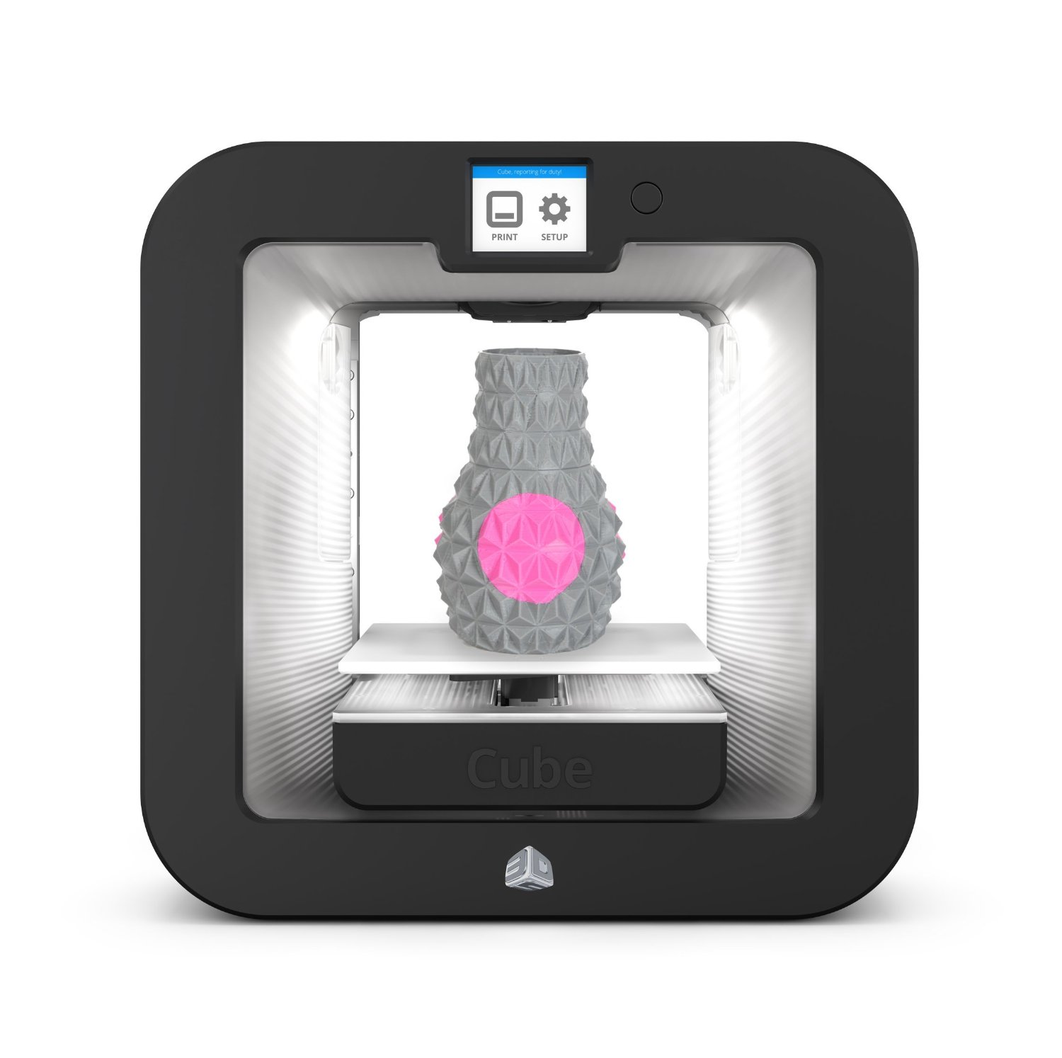 Imprimante 3D Systems CUBE 3 Grise (Imprimante 3D 15x15x15) - 0