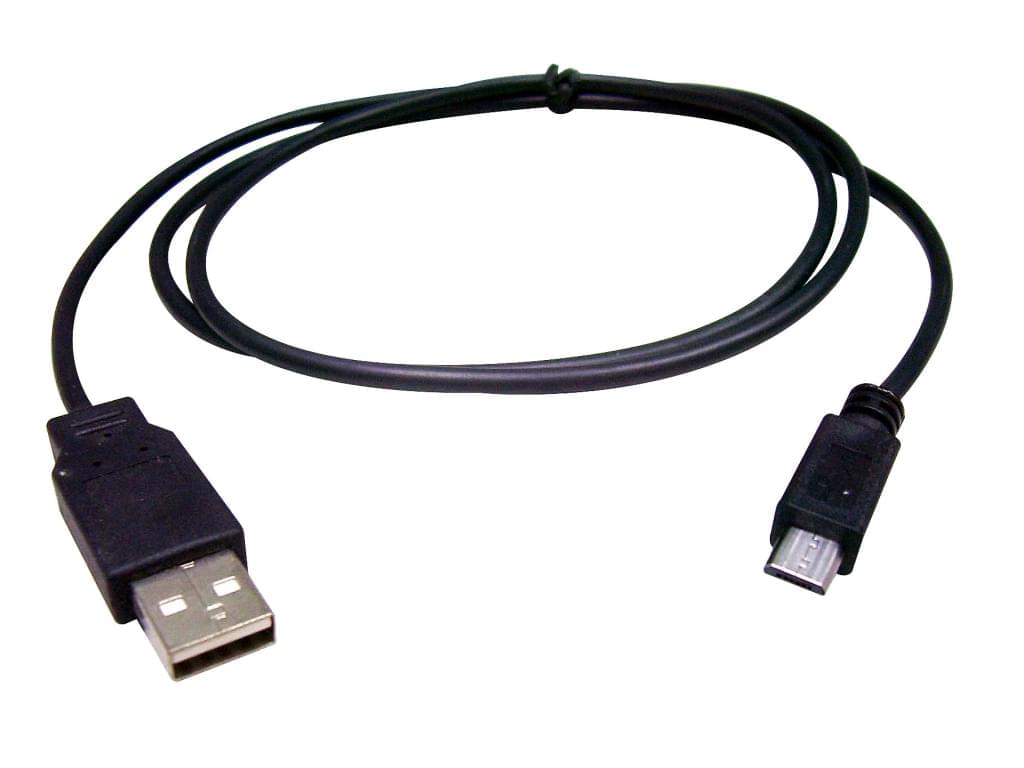 Câble Micro USB B - USB A - Connectique PC 