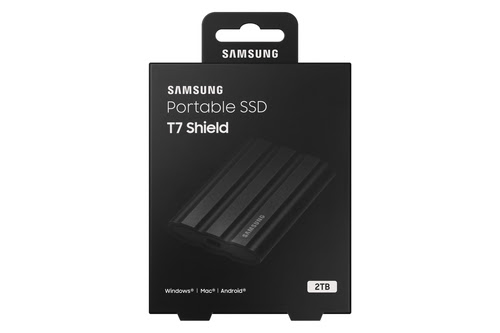 Samsung T7 SHIELD 2To Black (MU-PE2T0S/EU) - Achat / Vente Disque SSD externe sur Cybertek.fr - 6