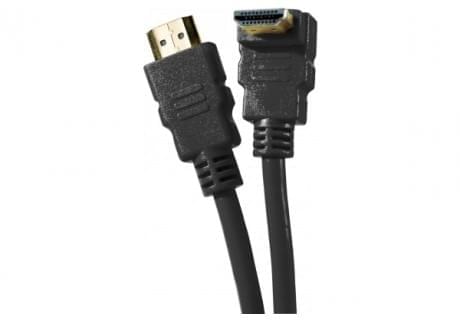 Connectique TV/Hifi/Video Cybertek Câble HDMI 1.4 mâle/mâle coudé 1.5m