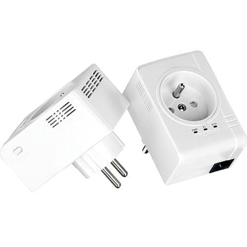 TrendNet TPL-407E2K  AV 500 HD + Prise (500Mb) Pack de 2 - Adaptateur CPL - 0