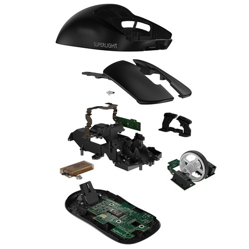 Logitech PRO X SUPERLIGHT Wireless Gaming Mouse Black - Souris PC - 9