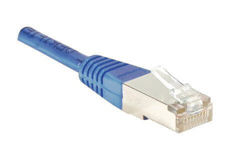 Cable RJ45 cat 5e F/UTP - 3 m Bleu  - Connectique réseau - 0