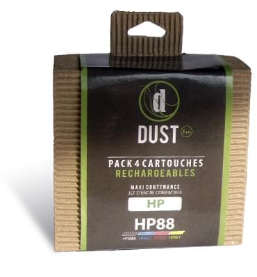 DUST Eco Pack cart. rechargeables HP88 - Cybertek.fr - 0