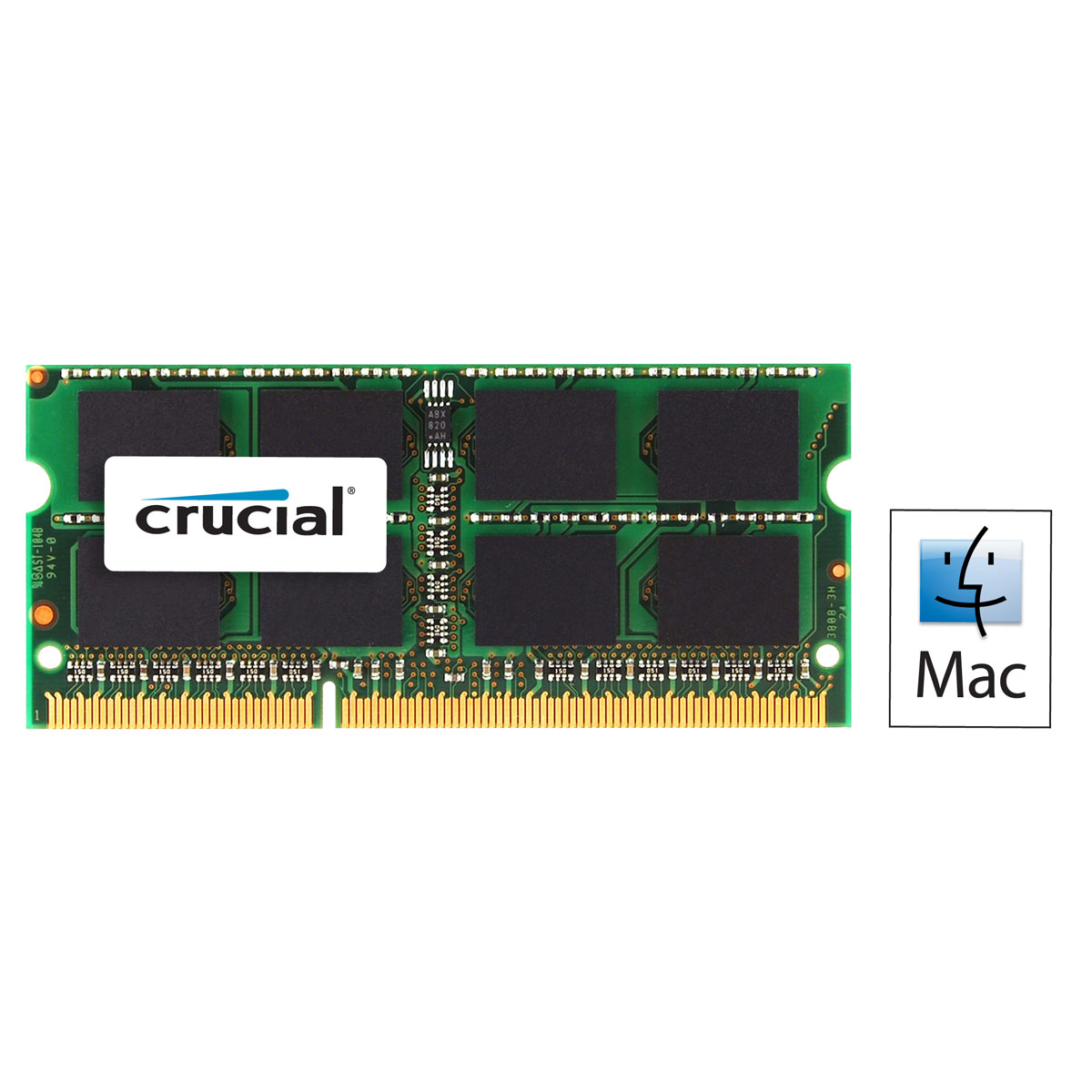 Crucial SO-DIMM 4Go DDR3 1333 for MAC CT4G3S1339M - Mémoire PC portable - 0