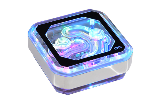 Watercooling Alphacool Eisblock XPX Aurora CPU - Acryl Chrome/Blanc RGB