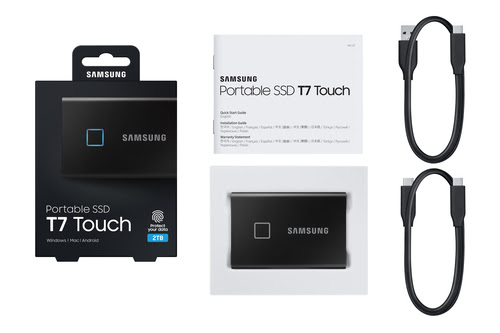 Samsung T7 Touch 2To Black (MU-PC2T0K/WW) - Achat / Vente Disque SSD externe sur Cybertek.fr - 34
