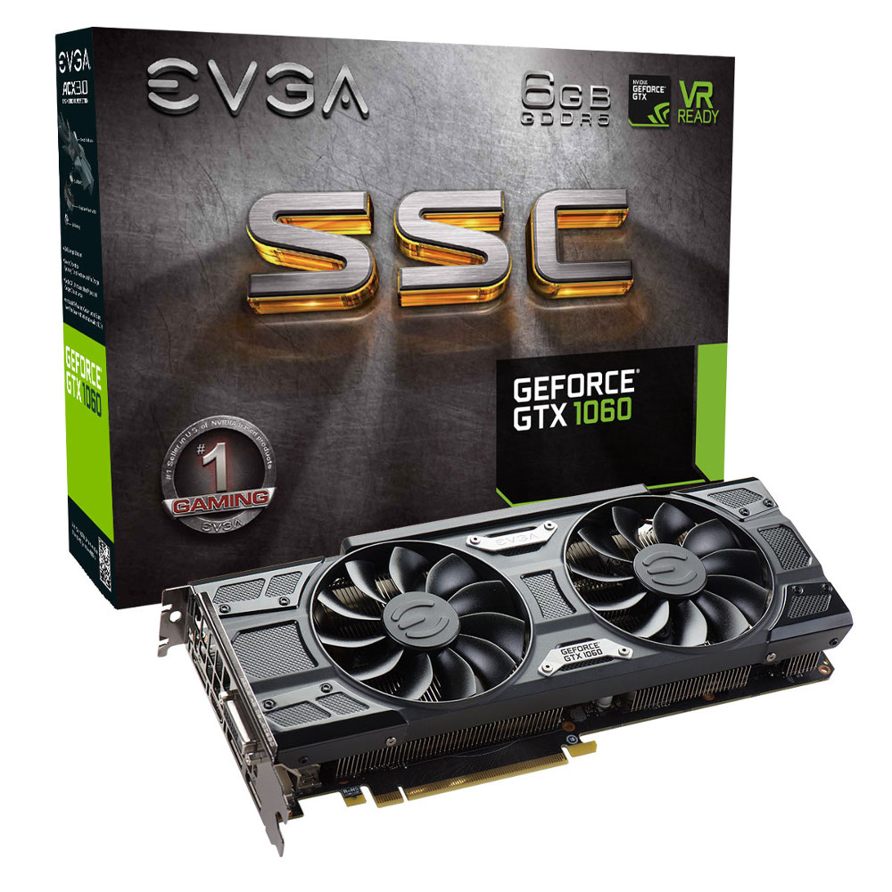 EVGA GTX 1060 SSC Gaming 6267  - Carte graphique EVGA - 0