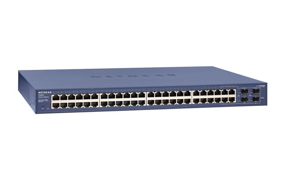 Switch Netgear ProSafe GS748T 48x10/100/1000 + 4xSFP 1U - 0