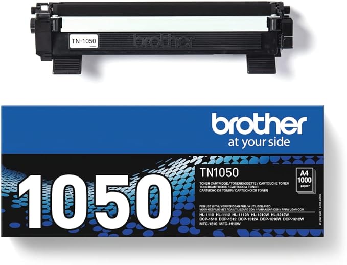 Toner Noir TN-1050 1000p pour imprimante Laser Compatible Brother - 1