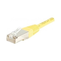 Cable Reseau Cat.6 F/UTP Jaune - 15m - Connectique réseau - 0