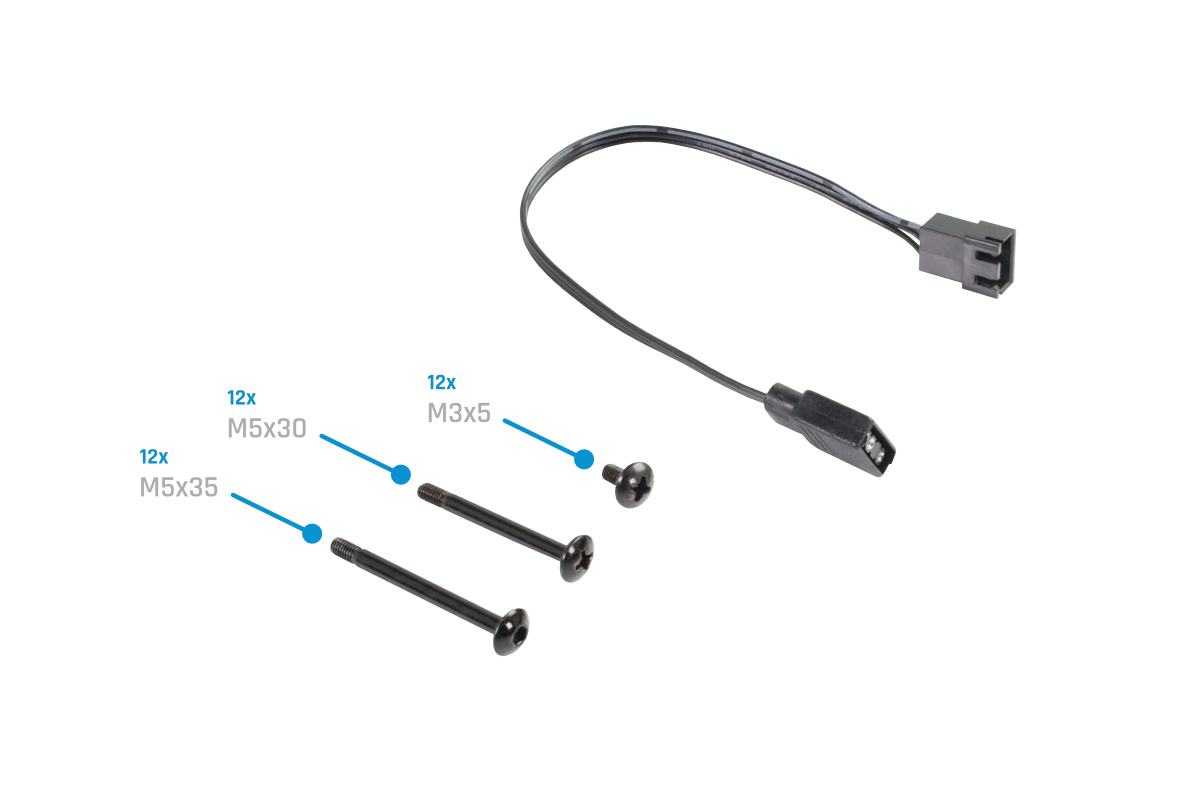 Alphacool Core XT45 Full Copper 360mm Radiator - Watercooling - 6