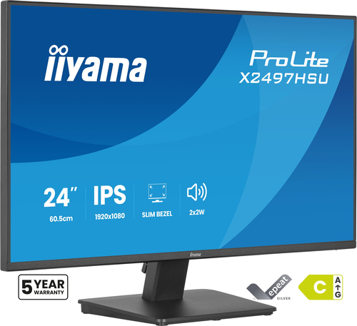 Iiyama 24 pouces  X2497HSU-B1 - Ecran PC Iiyama - Cybertek.fr - 1