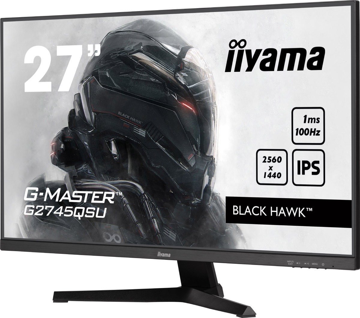 Iiyama 27"  G2745QSU-B1 - Ecran PC Iiyama - Cybertek.fr - 2