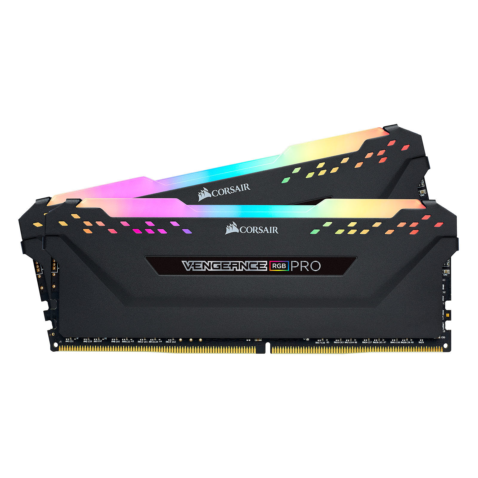 Corsair Vengeance RGB Pro 16Go (2x8Go) DDR4 3200MHz - Mémoire PC Corsair sur Cybertek.fr - 3