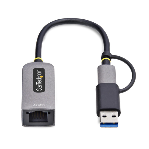 Adaptateur Ethernet vers USB-C/USB-A - Connectique PC - 3