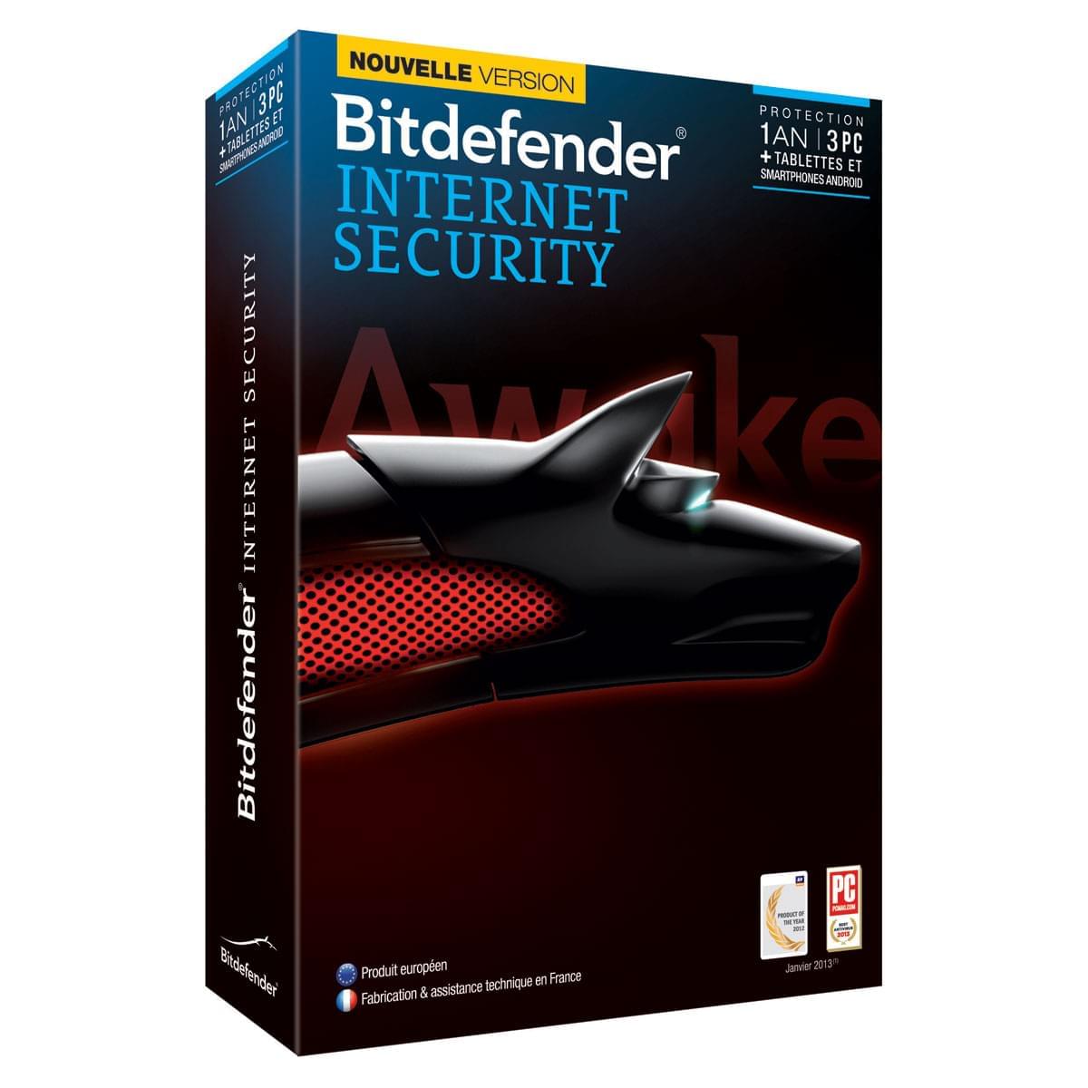 Bitdefender Internet Security 2014 - 1 An / 3 Postes - Logiciel sécurité - 0