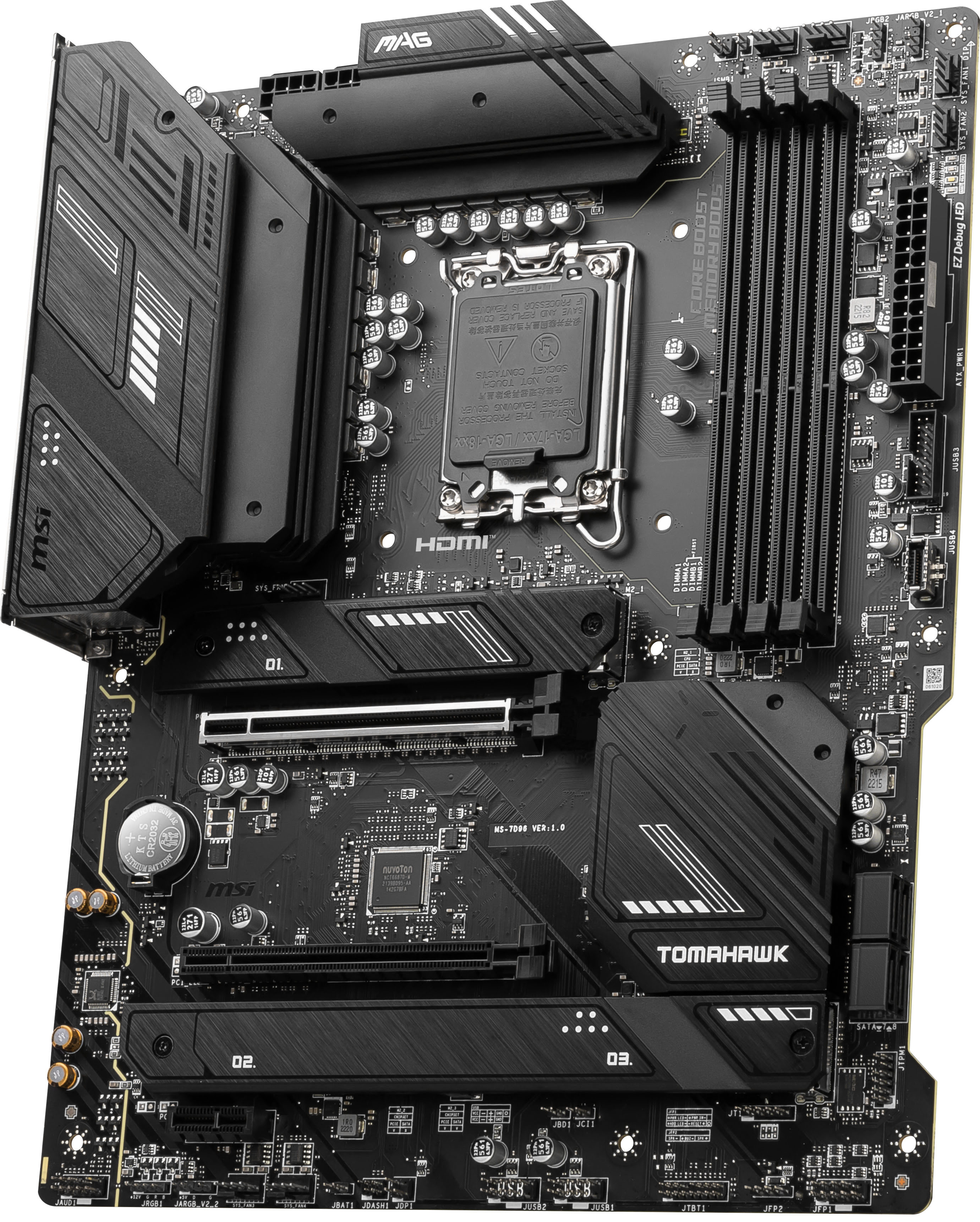 MSI MAG B760 TOMAHAWK WIFI DDR4 ATX  - Carte mère MSI - 1