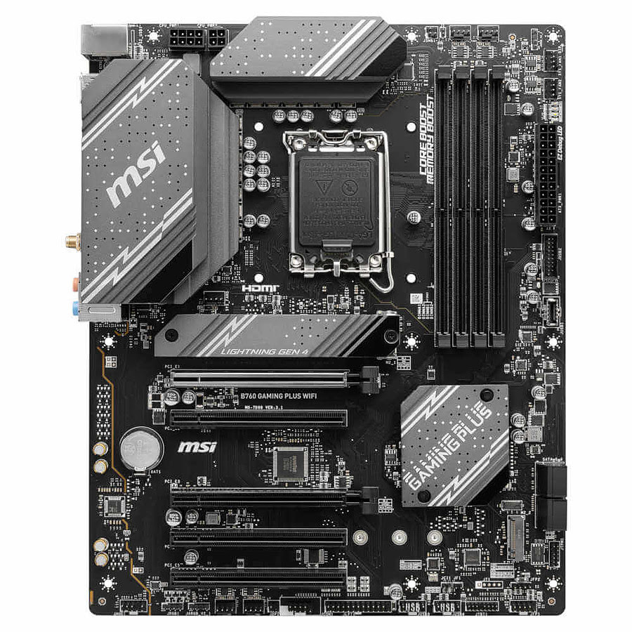 image produit MSI B760 GAMING PLUS WIFI - OEM Cybertek