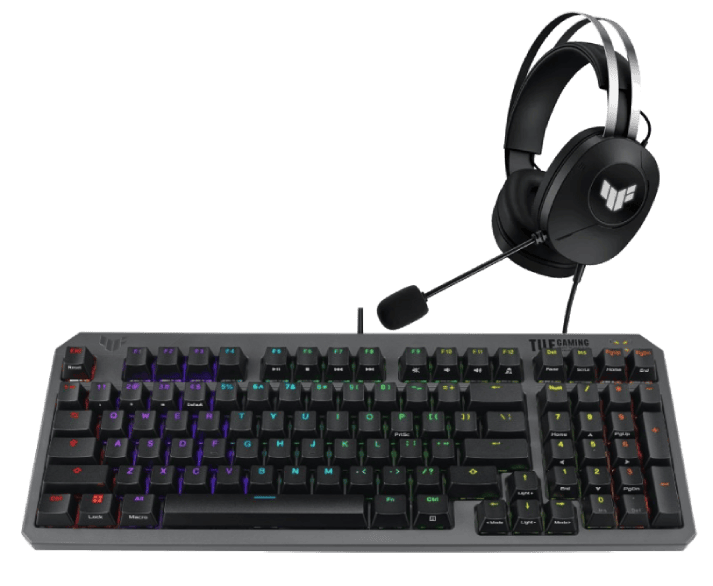 Pack Peripheriques Asus TUF Gaming H1 Gen II + TUF K3 Gen II Cybertek