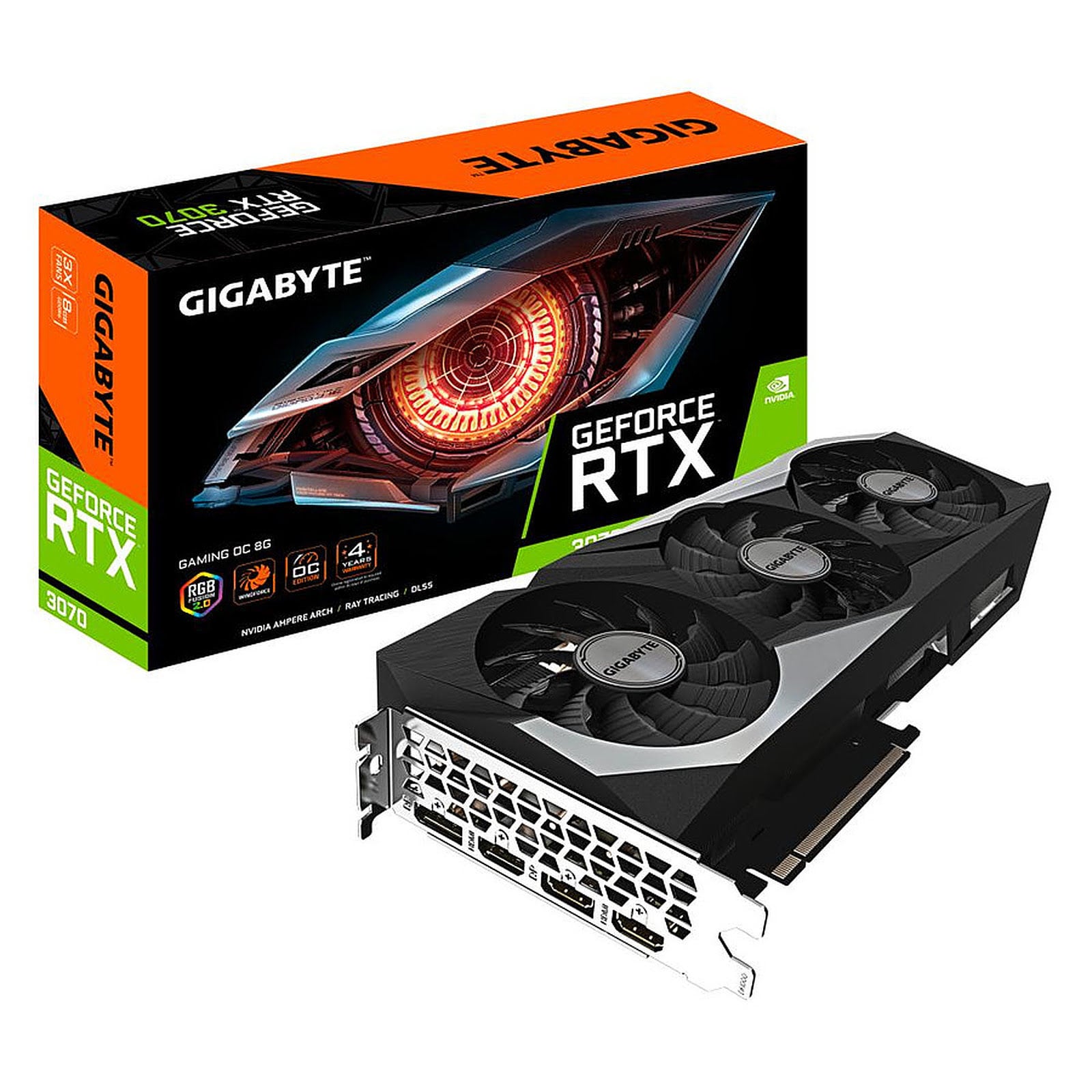 Gigabyte RTX 3070 GAMING OC 8G LHR  - Carte graphique Gigabyte - 0