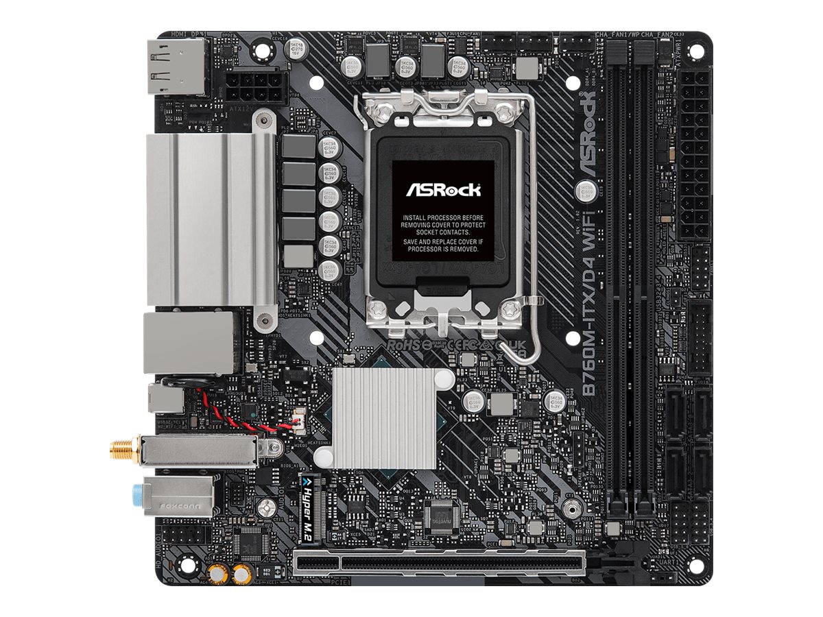 ASRock B760M-ITX/D4 WIFI Mini-ITX  - Carte mère ASRock - 0