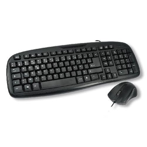 MCL Samar Kit clavier+souris USB Noir# - Clavier PC MCL Samar - 0