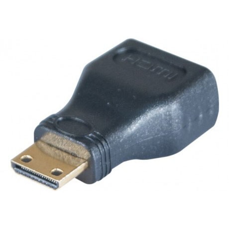 Adaptateur mini HDMI Mâle - HDMI Femelle - Connectique PC - 0