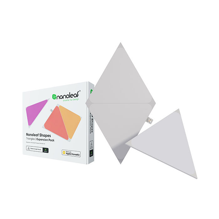 Nanoleaf Shapes Triangles Pack Expansion - 3 pièces (NL47-0001TW-3PK) - Achat / Vente Objet connecté / Domotique sur Cybertek.fr - 2